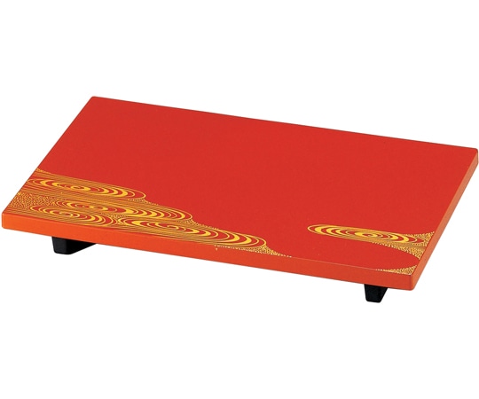 福井クラフト 左内1人用付台 朱流水 51227250 1個（ご注文単位1個）【直送品】