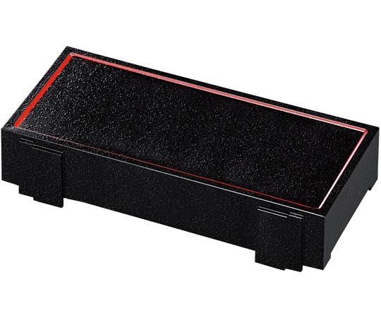 福井クラフト 9.5寸 足付安城盛器 黒に朱線Cタタキ 53700700 1個（ご注文単位1個）【直送品】