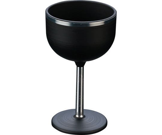 福井クラフト ワイングラス マットブラック/プラチナ 50029050 1個（ご注文単位1個）【直送品】