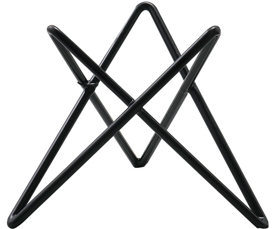 福井クラフト ミニトライアングルスタンド(ハイタイプ)ブラック 90052790 1個（ご注文単位1個）【直送品】