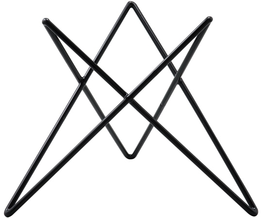 福井クラフト トライアングルスタンド(ハイタイプ)ブラック 265*230*200 50002070 1個（ご注文単位1個）【直送品】