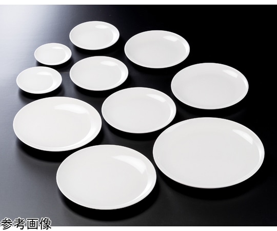 福井クラフト メラミン 23cm 丸皿 ホワイト 51022150 1個（ご注文単位1個）【直送品】