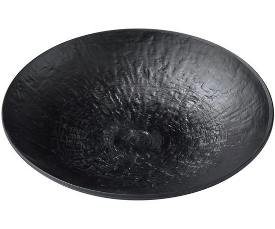福井クラフト メラミン φ205 ムーン丸盛皿 ブラック 26020140 1個（ご注文単位1個）【直送品】