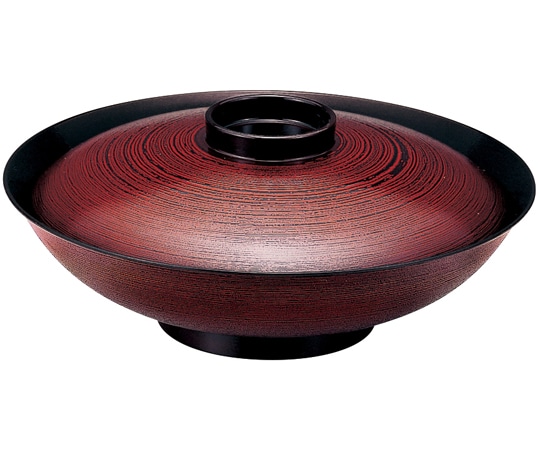 福井クラフト 8寸 煮物椀 溜はじき刷毛目 70001080 1個(ご注文単位1個)【直送品】