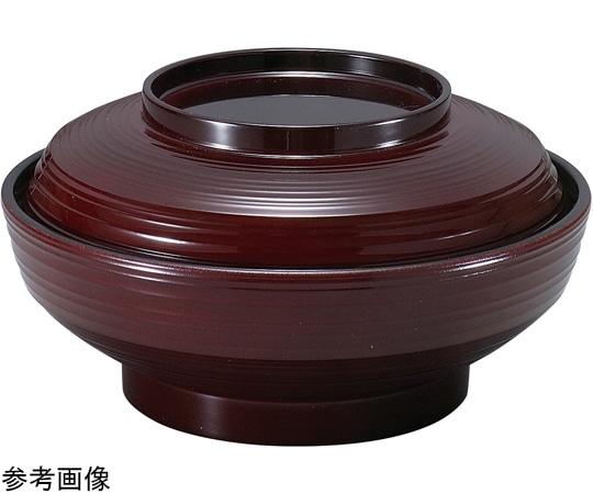 福井クラフト 耐熱5.3寸 平蓋物 溜 内黒 12025455 1個（ご注文単位1個）【直送品】