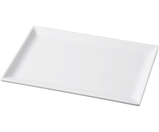 福井クラフト 27cm 幅広長角スクエアプレート 白グロス 83360380 1個（ご注文単位1個）【直送品】