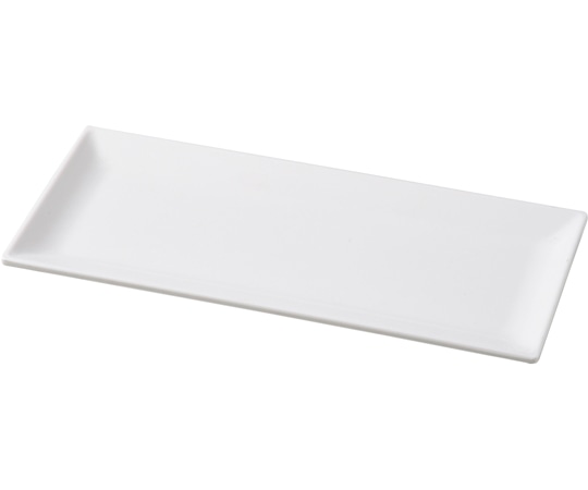 福井クラフト 27.5cm 長角スクエアプレート 白グロス 83360370 1個（ご注文単位1個）【直送品】