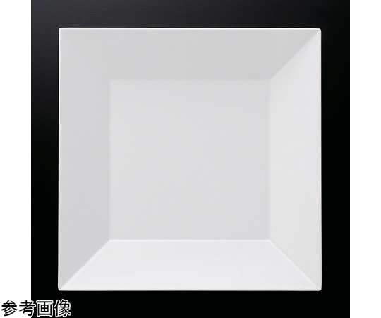 福井クラフト メラミン 30cm スクエアー盛皿 ホワイト 51353730 1個（ご注文単位1個）【直送品】