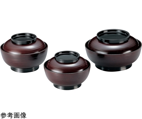 福井クラフト TA6寸 乱引三日月丼 溜内黒 33500740 1個（ご注文単位1個）【直送品】