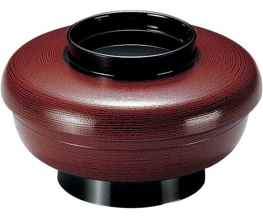 福井クラフト 5.5寸 やすらぎ椀 溜羽ケ目 38050510 1個（ご注文単位1個）【直送品】