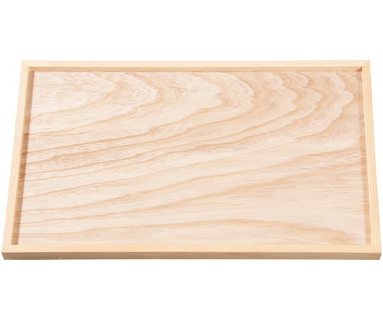 福井クラフト 木)尺3 切立長角盆 白木クリアー仕上 17312040 1個（ご注文単位1個）【直送品】