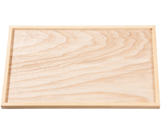 福井クラフト 木)尺4 切立長角盆 白木クリアー仕上 17312050 1個（ご注文単位1個）【直送品】