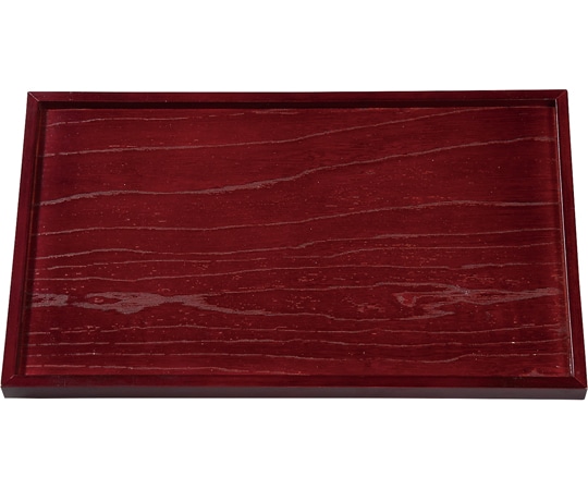 福井クラフト 木)尺4 切立長角盆 溜 17312070 1個（ご注文単位1個）【直送品】