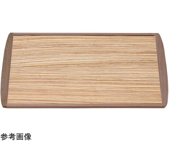 福井クラフト 木)42cm 銘木敷オーバルマット ゼブラ 17313130 1個（ご注文単位1個）【直送品】