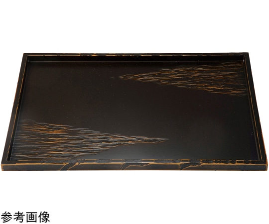 福井クラフト 木)尺2 長角御神前盆 べっ甲雲 16915250 1個（ご注文単位1個）【直送品】