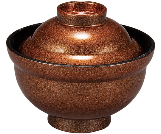 福井クラフト 耐熱3.5寸 かがみ椀 梨地内黒 30045240 1個（ご注文単位1個）【直送品】