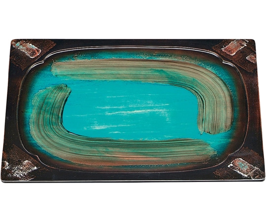 福井クラフト 木)内木瓜型盆 バイカル 16913830 1個（ご注文単位1個）【直送品】