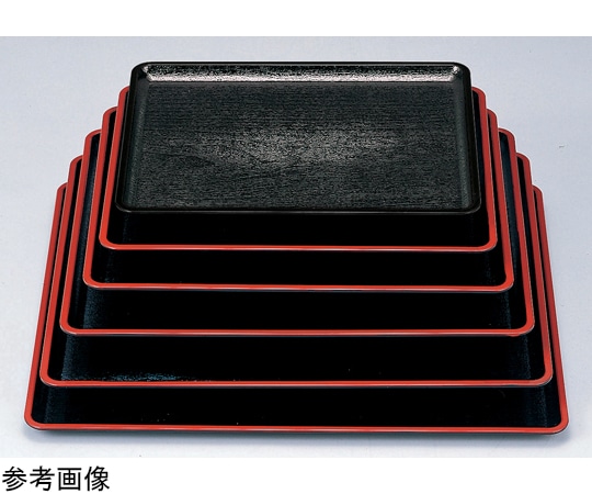 福井クラフト 尺1 桐木目会席盆 黒SL 11009610 1個（ご注文単位1個）【直送品】