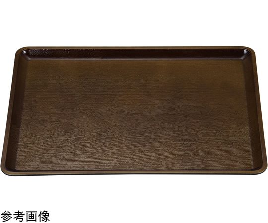 福井クラフト 尺1 桐木目会席盆 オリーブブラウン弱SL 11008940 1個（ご注文単位1個）【直送品】
