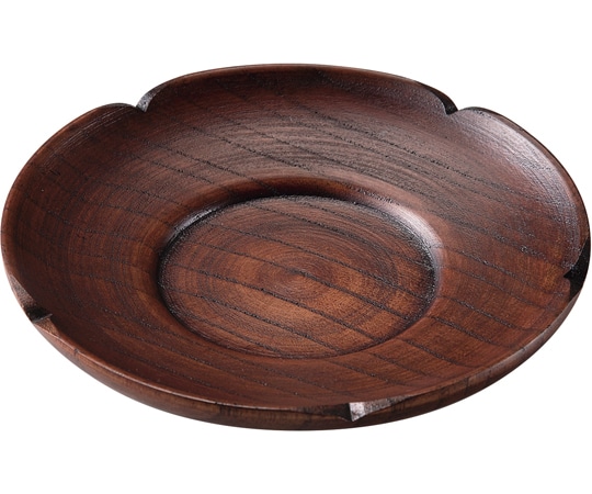 福井クラフト 木製梅型茶托 すり漆塗 43010080 1個（ご注文単位1個）【直送品】