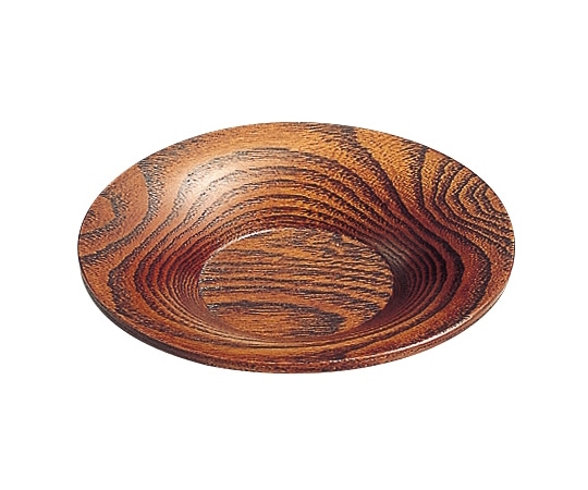 福井クラフト 木製4寸 朝顔茶托 ふき漆塗 82154530 1個（ご注文単位1個）【直送品】