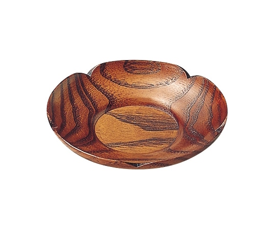 福井クラフト 木製3.5寸 梅型茶托 ふき漆塗 82154550 1個（ご注文単位1個）【直送品】