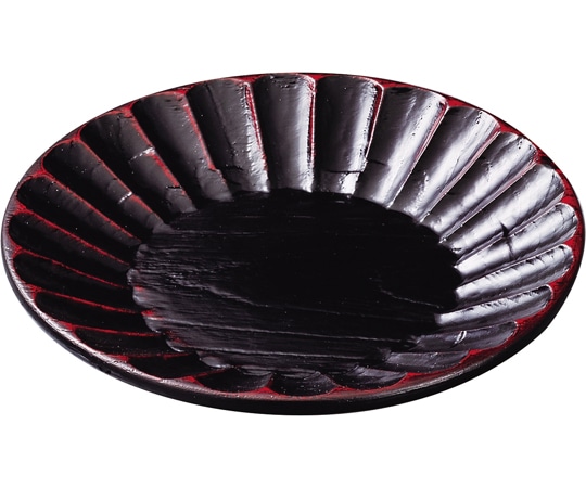 福井クラフト 4.5寸 菊ノミ彫銘々皿 曙 81015910 1個（ご注文単位1個）【直送品】