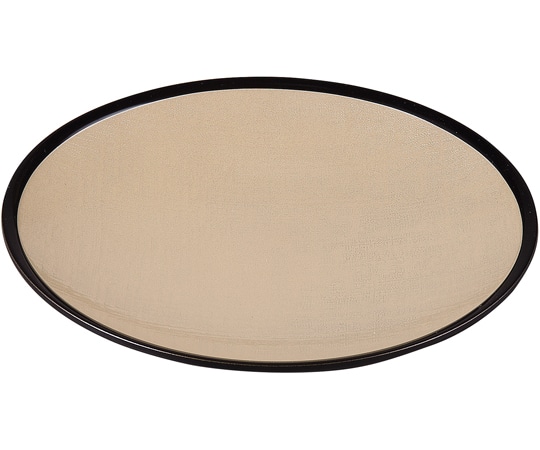 福井クラフト 5.5寸 布目銘々皿 銀渕黒 81015890 1個（ご注文単位1個）【直送品】