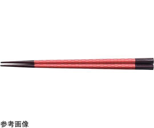 福井クラフト PBT22.7cm 五角箸 千代紙朱矢かすり 90031542 1個（ご注文単位1個）【直送品】