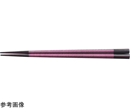 福井クラフト PBT21cm 五角箸 千代紙紫豆絞 90031545 1個（ご注文単位1個）【直送品】