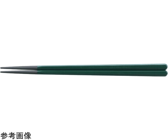 福井クラフト PBT20.5cm 六角木目箸 緑 90031192 1個（ご注文単位1個）【直送品】