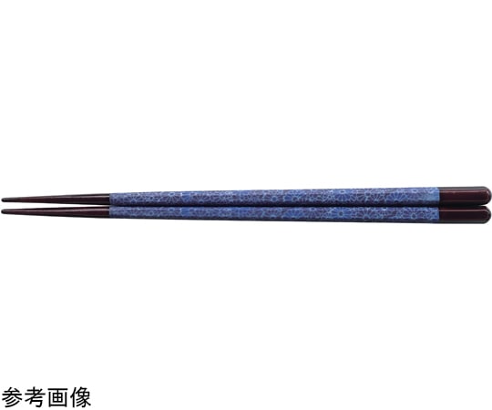 福井クラフト PBT22.2cm 六角木目箸 千代紙青菊詰 90031550 1個（ご注文単位1個）【直送品】
