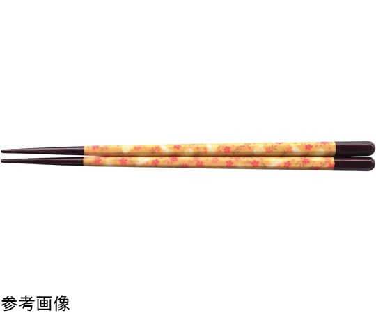 福井クラフト PBT20.5cm 六角木目箸 千代紙花うさぎ 90031557 1個（ご注文単位1個）【直送品】