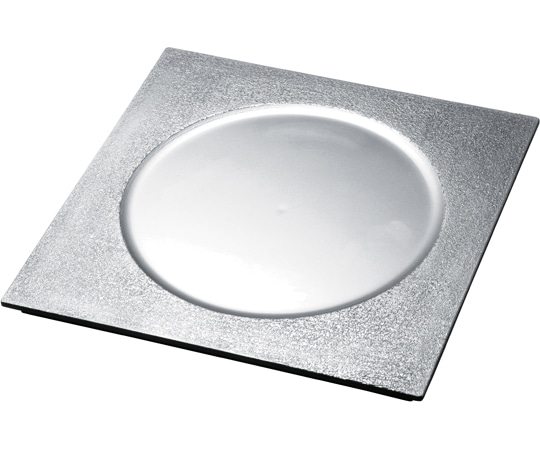 福井クラフト 8.5寸 玄武盛皿 渕絞り銀/裏黒塗 54301270 1個（ご注文単位1個）【直送品】