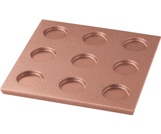 福井クラフト 耐熱サークルナインプレート 絞り銅/裏黒塗 54301130 1個（ご注文単位1個）【直送品】