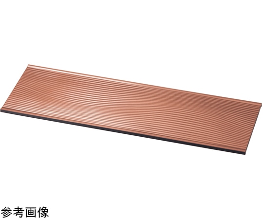 福井クラフト 耐熱36cm 長角さざ波盛皿 銅/裏黒塗 54301330 1個(ご注文単位1個)【直送品】