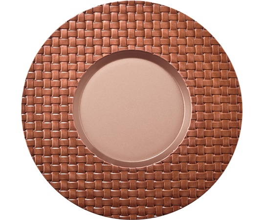 福井クラフト 耐熱28cm アジロプレート 墨入れ銅/裏黒塗 54301450 1個（ご注文単位1個）【直送品】