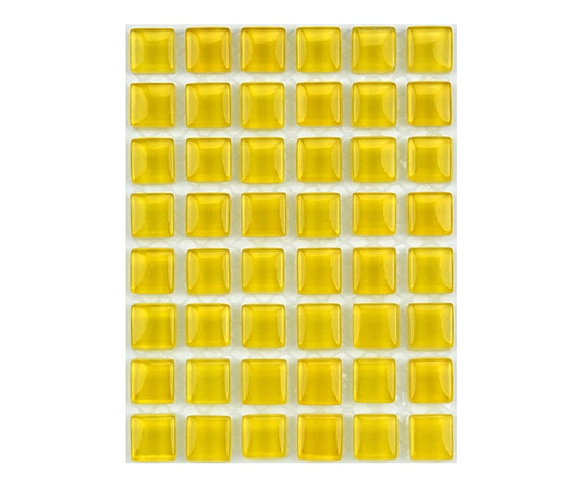 ミキ(車いす) ガラスモザイクタイル イエロー MKG-1031 1個(ご注文単位1個)【直送品】
