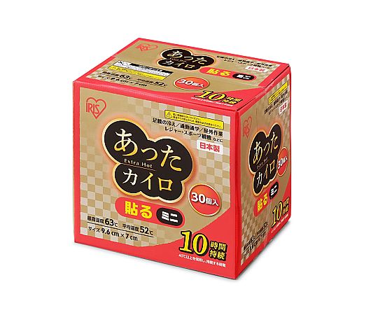 アイリスオーヤマ あったカイロEX貼るミニ30個入 0 1個（ご注文単位1個）【直送品】