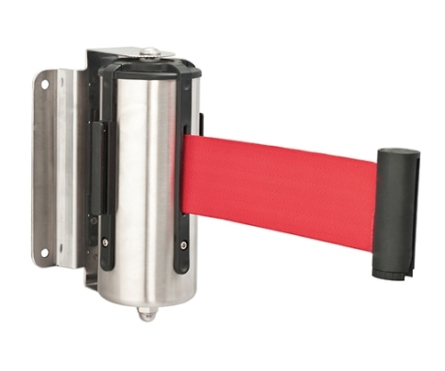 テラモト ウォールジョイントパーテーション ベルト赤 SU-661-100-2 1個(ご注文単位1個)【直送品】