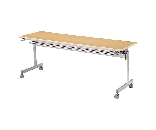 ストア・エキスプレス 跳ね上げ式会議テーブルW180cm D45cm ナチュラル 61-433-32-1 1台(ご注文単位1台)【直送品】