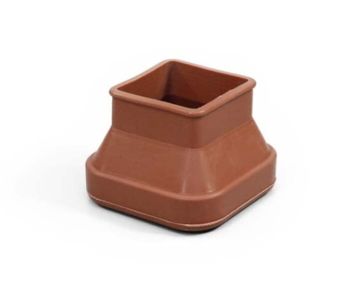 光 フリーサイズゴム脚キャップ(バラ) 角 30~40ミリ用 茶 F4-3401 1個(ご注文単位1個)【直送品】