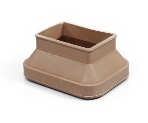 光 フリーサイズゴム脚キャップ(バラ) 長角 ベージュ 35×50~52×65mm用 F55-6502 1個(ご注文単位1個)【直送品】