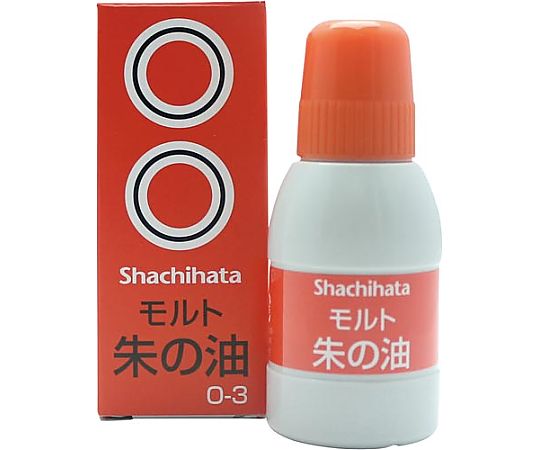 シヤチハタ 朱の油 大 O-3 1個（ご注文単位1個）【直送品】