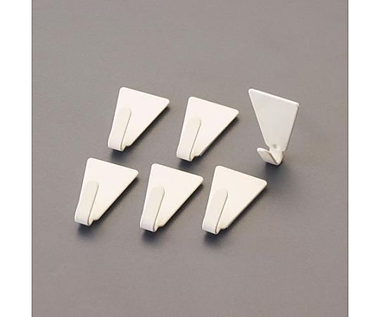 アズワン 0.3kg フック(粘着付/6個) EA638LA-32 1パック(ご注文単位1パック)【直送品】