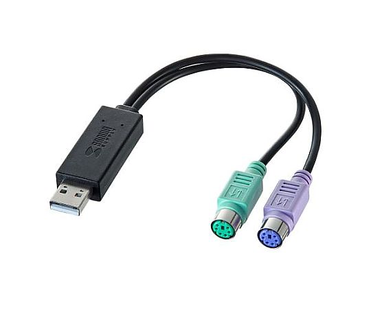 アズワン USB-PS/2コンバータ-(2ポート) EA759GY-52 1個(ご注文単位1個)【直送品】