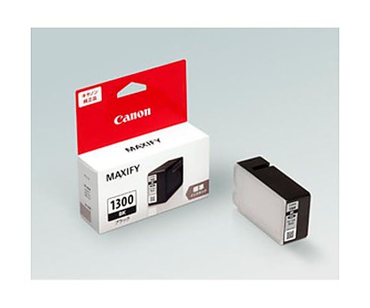 アズワン [キャノン]インクカートリッジ(ブラック/1300BK) EA759XA-35 1個(ご注文単位1個)【直送品】