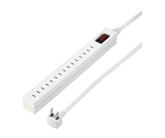 ヤザワコーポレーション 差し込みフリータップブレーカー SW付 ホワイト 1.5m H75115WH2 1個(ご注文単位1個)【直送品】