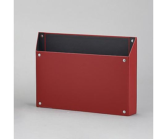 アズワン 247x344x53mm マグネットポケット(ヨコ型/赤) EA762FG-355 1冊(ご注文単位1冊)【直送品】