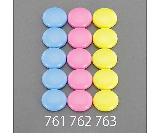 アズワン φ30mm マグネット(ピンク/5個) EA762FG-762 1パック(ご注文単位1パック)【直送品】